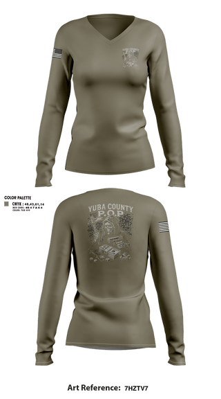 Womens Long Sleeve Vneck Shirt, P.O.P Team, Police, Teamtime, Team time, sublimation, custom sports apparel, team uniforms, spirit wear, spiritwear, sports uniforms, custom shirts, team store, custom team store, fundraiser sports, apparel fundraiser