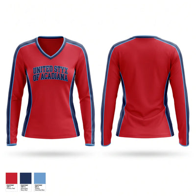 United Styx of Acadiana Women's Long Sleeve V-neck Shirt - 1