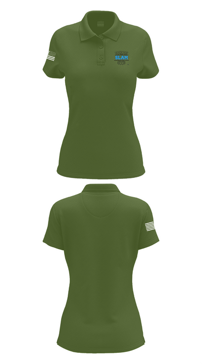 Slam 41089233 Women's Short Sleeve Performance Polo  - 17