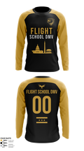 Flight School DMV 10889995 Long Sleeve Performance Shirt 1