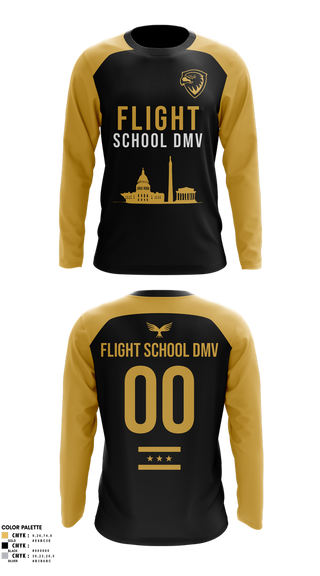 Long Sleeve Performance Shirt, Flight School DMV, Men's Soccer, Teamtime, Team time, sublimation, custom sports apparel, team uniforms, spirit wear, spiritwear, sports uniforms, custom shirts, team store, custom team store, fundraiser sports, apparel fundraiser