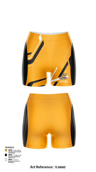 Womens Shorts, Lafayette Middle School Volleyball, Women's Volleyball, Teamtime, Team time, sublimation, custom sports apparel, team uniforms, spirit wear, spiritwear, sports uniforms, custom shirts, team store, custom team store, fundraiser sports, apparel fundraiser