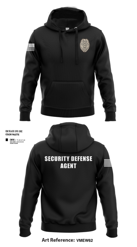 Hoodie, IMMUNE Security Defense Agency, , Teamtime, Team time, sublimation, custom sports apparel, team uniforms, spirit wear, spiritwear, sports uniforms, custom shirts, team store, custom team store, fundraiser sports, apparel fundraiser