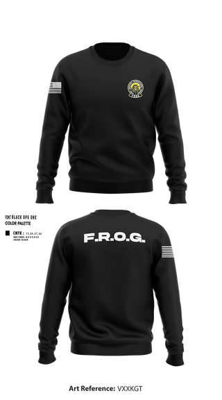 Crew Neck Sweatshirt, Fire Rescue Operations Group, Fire Department, Teamtime, Team time, sublimation, custom sports apparel, team uniforms, spirit wear, spiritwear, sports uniforms, custom shirts, team store, custom team store, fundraiser sports, apparel fundraiser