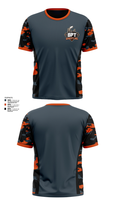 BPT Wrestling 50112893 Short Sleeve Performance Shirt - 11
