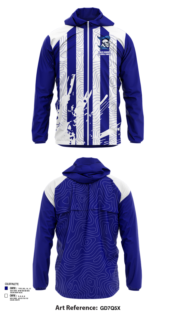 Windbreaker, Thales Academy–Rolesville Soccer, Women's Soccer, Teamtime, Team time, sublimation, custom sports apparel, team uniforms, spirit wear, spiritwear, sports uniforms, custom shirts, team store, custom team store, fundraiser sports, apparel fundraiser