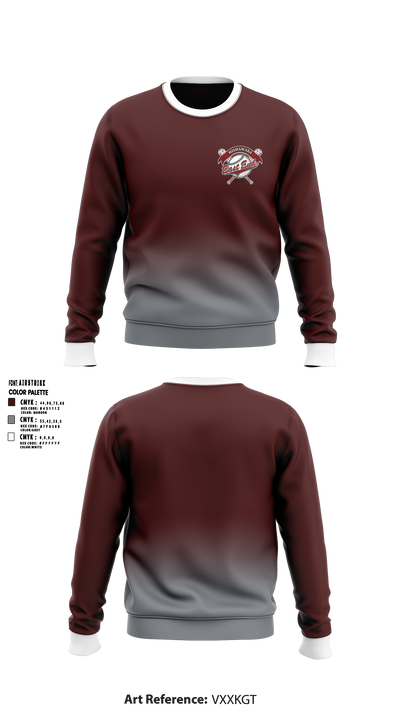 East End Mishawaka Baseball Softball Association 26327685 Crew Neck Sweatshirt - 5