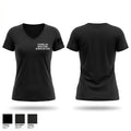 Personnel and Organizational Readiness Battalion Women's Short Sleeve V-neck Shirt - 1