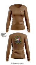 USA Hershel “Woody” Williams ESB-4 20224643 Women's Long Sleeve V-neck Shirt - 100