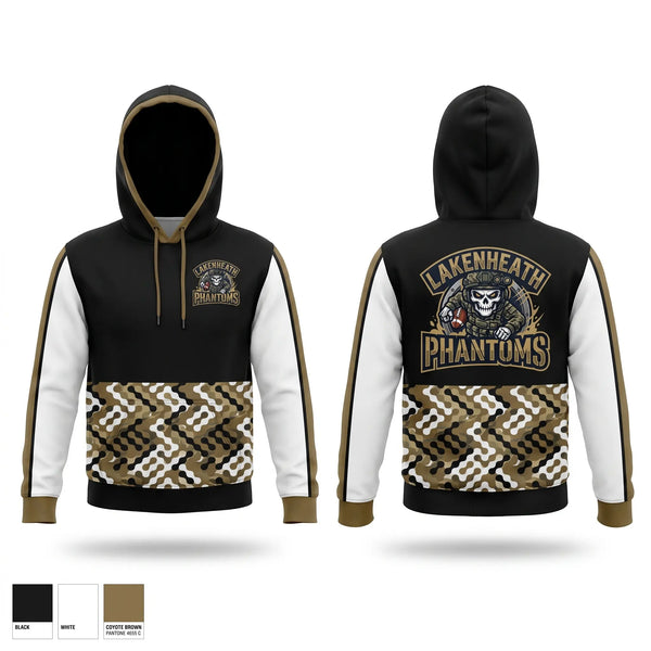 Hoodie, Lakenheath Phantoms, Men's Soccer, Teamtime, Team time, sublimation, custom sports apparel, team uniforms, spirit wear, spiritwear, sports uniforms, custom shirts, team store, custom team store, fundraiser sports, apparel fundraiser