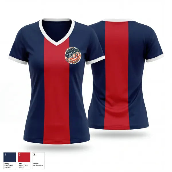 Womens Short Sleeve Vneck Shirt, KCD Freedom, Baseball, Teamtime, Team time, sublimation, custom sports apparel, team uniforms, spirit wear, spiritwear, sports uniforms, custom shirts, team store, custom team store, fundraiser sports, apparel fundraiser