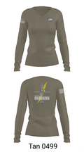 HSC-26 77266694 Women's Long Sleeve V-neck Shirt - 73