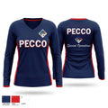 PECCO 69010364 Women's Long Sleeve V-neck Shirt - 1