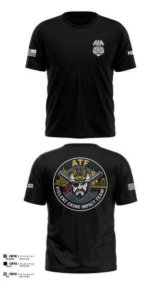 Old School Cotton Feel Shirt, ATF, Police, Teamtime, Team time, sublimation, custom sports apparel, team uniforms, spirit wear, spiritwear, sports uniforms, custom shirts, team store, custom team store, fundraiser sports, apparel fundraiser