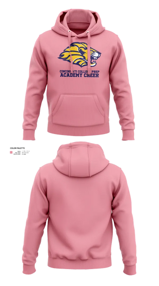 Hoodie, Cincinnati College Prep Academy Cheer, Cheer, Teamtime, Team time, sublimation, custom sports apparel, team uniforms, spirit wear, spiritwear, sports uniforms, custom shirts, team store, custom team store, fundraiser sports, apparel fundraiser