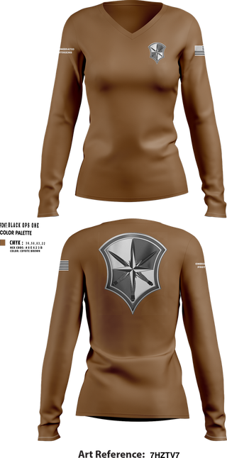 Womens Long Sleeve Vneck Shirt, CPD, , Teamtime, Team time, sublimation, custom sports apparel, team uniforms, spirit wear, spiritwear, sports uniforms, custom shirts, team store, custom team store, fundraiser sports, apparel fundraiser
