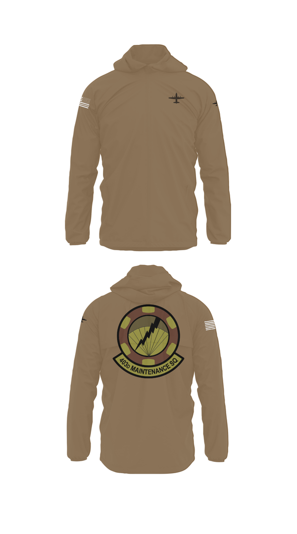 Windbreaker, 403 Maintenance Sqd, Air Force, Teamtime, Team time, sublimation, custom sports apparel, team uniforms, spirit wear, spiritwear, sports uniforms, custom shirts, team store, custom team store, fundraiser sports, apparel fundraiser