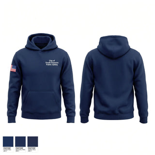 Hoodie, City of South Daytona Public Safety, Police, Teamtime, Team time, sublimation, custom sports apparel, team uniforms, spirit wear, spiritwear, sports uniforms, custom shirts, team store, custom team store, fundraiser sports, apparel fundraiser