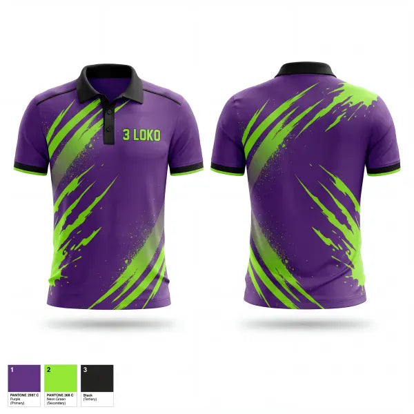 Short Sleeve Performance Polo, 3 LOKO, , Teamtime, Team time, sublimation, custom sports apparel, team uniforms, spirit wear, spiritwear, sports uniforms, custom shirts, team store, custom team store, fundraiser sports, apparel fundraiser