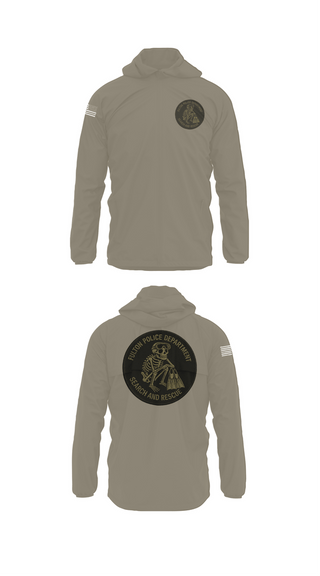 Windbreaker, Fulton (IL) Police (SAR), Police, Teamtime, Team time, sublimation, custom sports apparel, team uniforms, spirit wear, spiritwear, sports uniforms, custom shirts, team store, custom team store, fundraiser sports, apparel fundraiser