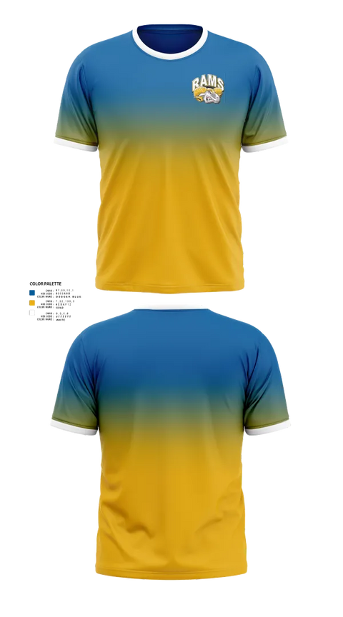 Short Sleeve Performance Shirt, Brogden Rams, Baseball, Teamtime, Team time, sublimation, custom sports apparel, team uniforms, spirit wear, spiritwear, sports uniforms, custom shirts, team store, custom team store, fundraiser sports, apparel fundraiser