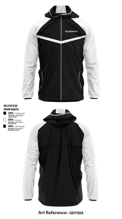 Blackhawks 62015928 Windbreaker - 1