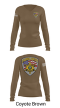 Caldwell County Sheriff's Office 64628956 Women's Long Sleeve V-neck Shirt - 16