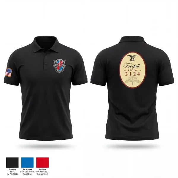 Short Sleeve Performance Polo, ODA 2124, Army, Teamtime, Team time, sublimation, custom sports apparel, team uniforms, spirit wear, spiritwear, sports uniforms, custom shirts, team store, custom team store, fundraiser sports, apparel fundraiser
