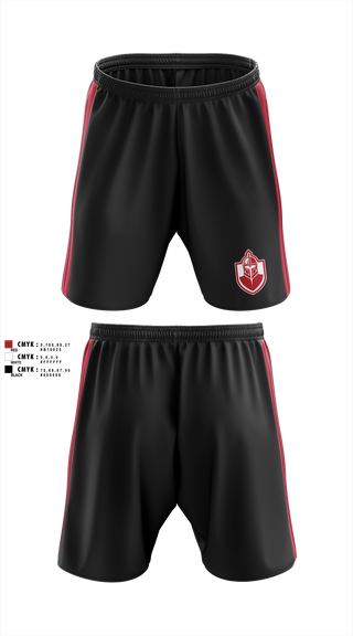 Athletic Shorts With Pockets, Whittier Crimson Knights, , Teamtime, Team time, sublimation, custom sports apparel, team uniforms, spirit wear, spiritwear, sports uniforms, custom shirts, team store, custom team store, fundraiser sports, apparel fundraiser