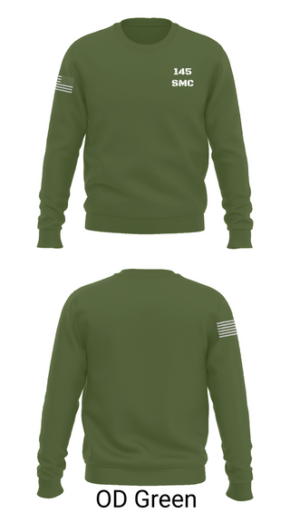 Crew Neck Sweatshirt, 145 SMC, Army, Teamtime, Team time, sublimation, custom sports apparel, team uniforms, spirit wear, spiritwear, sports uniforms, custom shirts, team store, custom team store, fundraiser sports, apparel fundraiser