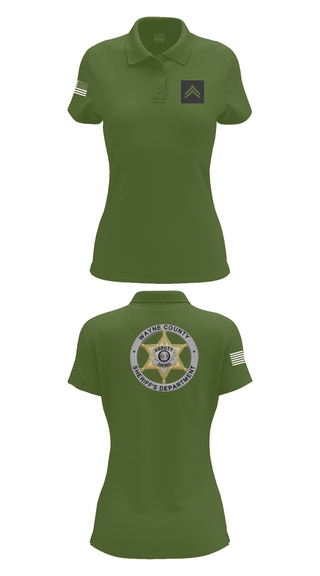 Womens Short Sleeve Performance Polo, Wayne County Sheriff’s Department, Police, Teamtime, Team time, sublimation, custom sports apparel, team uniforms, spirit wear, spiritwear, sports uniforms, custom shirts, team store, custom team store, fundraiser sports, apparel fundraiser