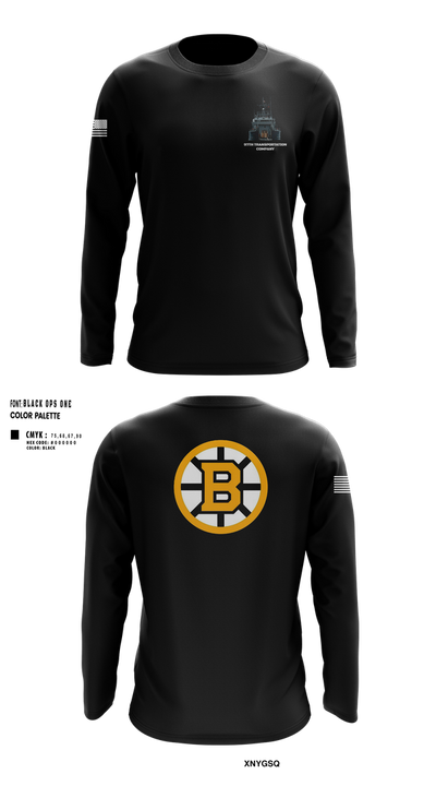 97th Transportation Company Long Sleeve Performance Shirt 100