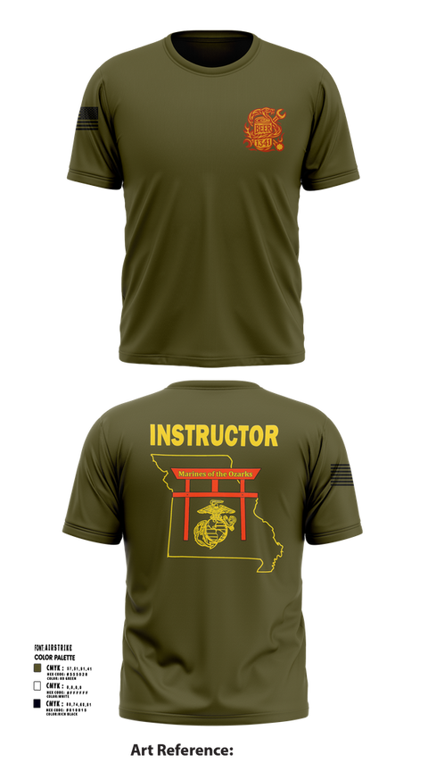 Short Sleeve Performance Shirt, BEER, Marines, Teamtime, Team time, sublimation, custom sports apparel, team uniforms, spirit wear, spiritwear, sports uniforms, custom shirts, team store, custom team store, fundraiser sports, apparel fundraiser
