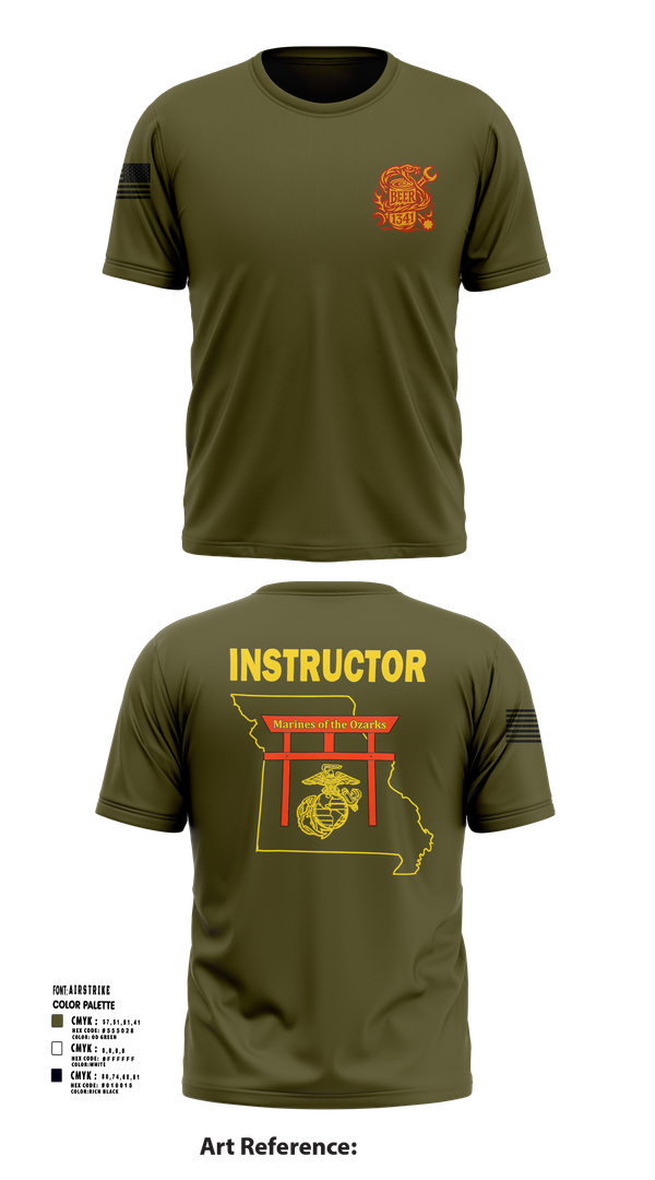 Short Sleeve Performance Shirt, BEER, Marines, Teamtime, Team time, sublimation, custom sports apparel, team uniforms, spirit wear, spiritwear, sports uniforms, custom shirts, team store, custom team store, fundraiser sports, apparel fundraiser