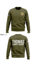 Thomas county sheriff's office Crew Neck Sweatshirt - 100