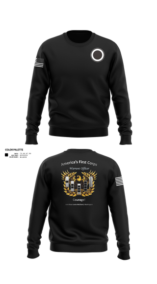 Crew Neck Sweatshirt, I Corps HHBN, Army, Teamtime, Team time, sublimation, custom sports apparel, team uniforms, spirit wear, spiritwear, sports uniforms, custom shirts, team store, custom team store, fundraiser sports, apparel fundraiser