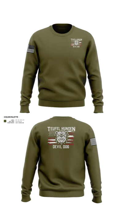Kilo co. 3rd Btn 9th Marines 1620467 Crew Neck Sweatshirt - 22