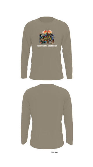 Long Sleeve Performance Shirt, USA Dwight d eisenhower, , Teamtime, Team time, sublimation, custom sports apparel, team uniforms, spirit wear, spiritwear, sports uniforms, custom shirts, team store, custom team store, fundraiser sports, apparel fundraiser