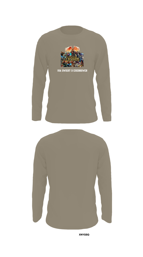 Long Sleeve Performance Shirt, USA Dwight d eisenhower, , Teamtime, Team time, sublimation, custom sports apparel, team uniforms, spirit wear, spiritwear, sports uniforms, custom shirts, team store, custom team store, fundraiser sports, apparel fundraiser