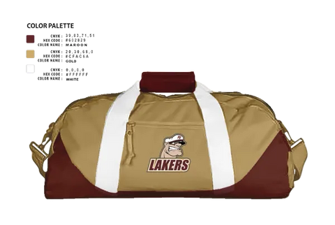 Duffle Bag, Pymatuning Valley Lakers, Spirit Store, Teamtime, Team time, sublimation, custom sports apparel, team uniforms, spirit wear, spiritwear, sports uniforms, custom shirts, team store, custom team store, fundraiser sports, apparel fundraiser