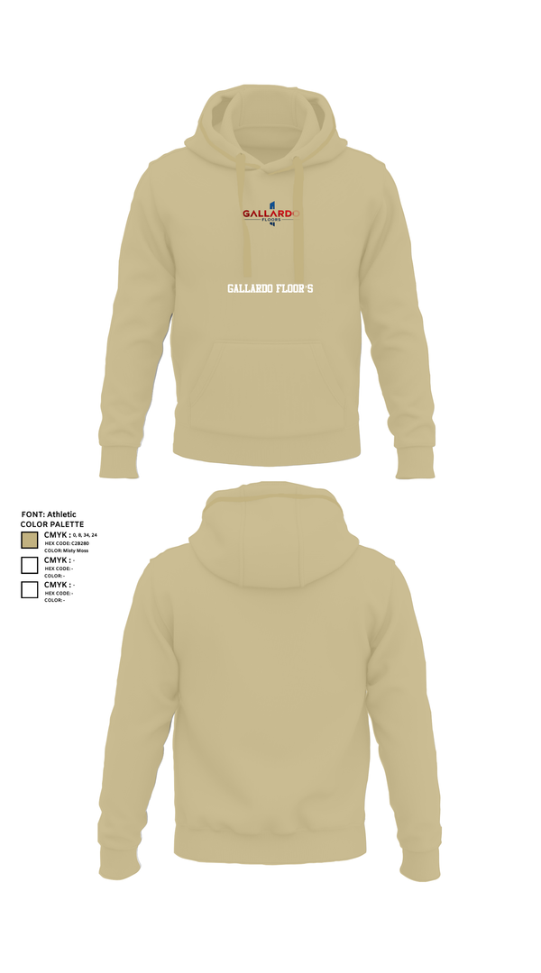 Hoodie, Gallardo Floor’s, Army, Teamtime, Team time, sublimation, custom sports apparel, team uniforms, spirit wear, spiritwear, sports uniforms, custom shirts, team store, custom team store, fundraiser sports, apparel fundraiser