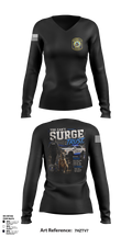 South Carolina Police K9 Association 6197242 Women's Long Sleeve V-neck Shirt - 5