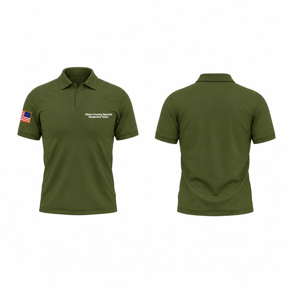 Short Sleeve Performance Polo, Glenn County Special Response Team, Police, Teamtime, Team time, sublimation, custom sports apparel, team uniforms, spirit wear, spiritwear, sports uniforms, custom shirts, team store, custom team store, fundraiser sports, apparel fundraiser
