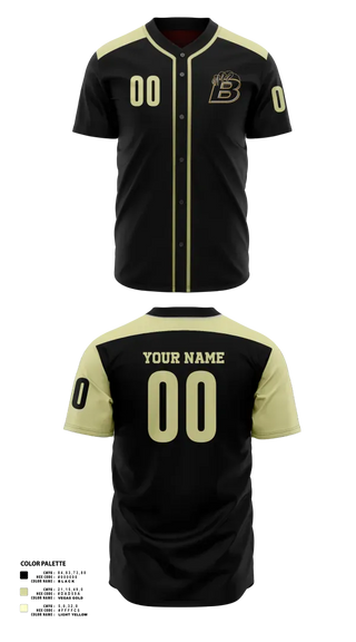 Full Button Baseball Jersey, Bonnabel High School Bruins, Baseball, Teamtime, Team time, sublimation, custom sports apparel, team uniforms, spirit wear, spiritwear, sports uniforms, custom shirts, team store, custom team store, fundraiser sports, apparel fundraiser