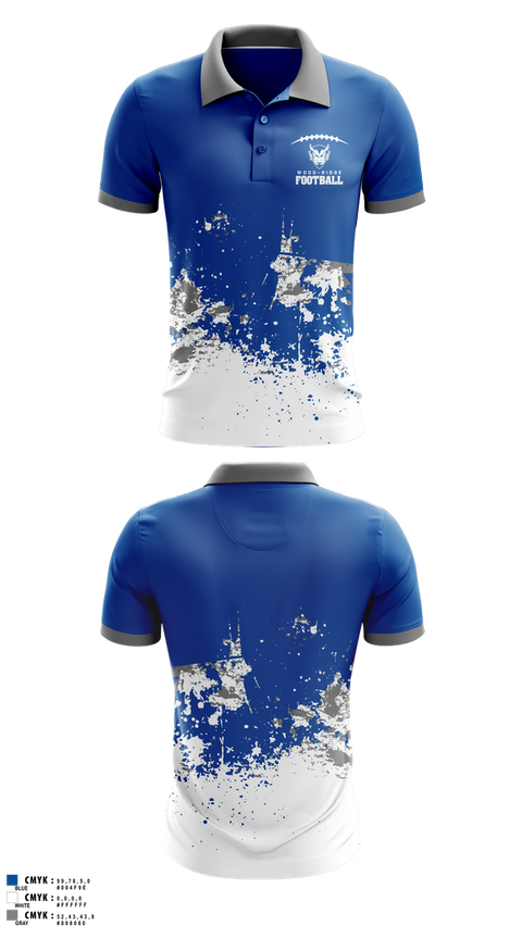 Short Sleeve Performance Polo, Wood-Ridge Football, , Teamtime, Team time, sublimation, custom sports apparel, team uniforms, spirit wear, spiritwear, sports uniforms, custom shirts, team store, custom team store, fundraiser sports, apparel fundraiser