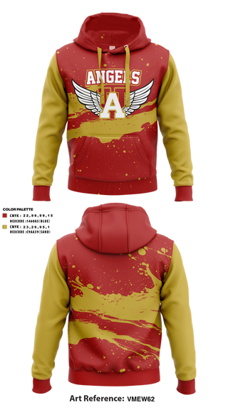 Hoodie, Angels, , Teamtime, Team time, sublimation, custom sports apparel, team uniforms, spirit wear, spiritwear, sports uniforms, custom shirts, team store, custom team store, fundraiser sports, apparel fundraiser