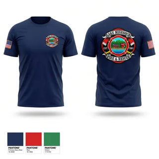 Old School Cotton Feel Shirt, Lake Mishnock Fire Rescue, Fire Department, Teamtime, Team time, sublimation, custom sports apparel, team uniforms, spirit wear, spiritwear, sports uniforms, custom shirts, team store, custom team store, fundraiser sports, apparel fundraiser