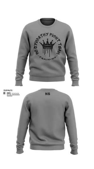 Crew Neck Sweatshirt, No Sympathy Fight Team, , Teamtime, Team time, sublimation, custom sports apparel, team uniforms, spirit wear, spiritwear, sports uniforms, custom shirts, team store, custom team store, fundraiser sports, apparel fundraiser