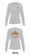 LO MEJOR DE CHANO 89544016 Women's Long Sleeve V-neck Shirt - 11