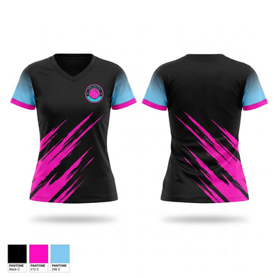 GB ELITE Women's Short Sleeve V-neck Shirt - 1